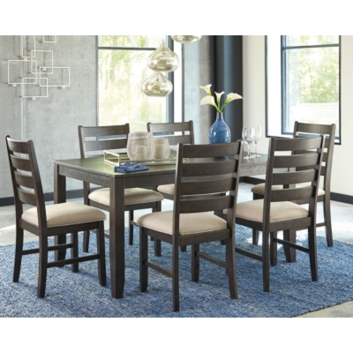 Rokane Dining Table and Chairs (Set of 7) - Image 3