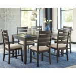 Rokane Dining Table and Chairs (Set of 7) - Image 3