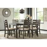 Rokane Dining Table and Chairs (Set of 7) - Image 4