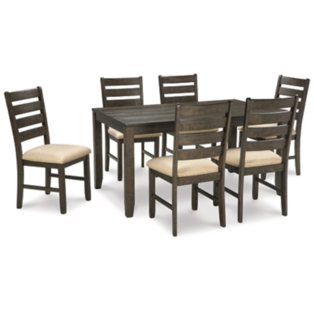 Rokane Dining Table and Chairs (Set of 7) - Image 2