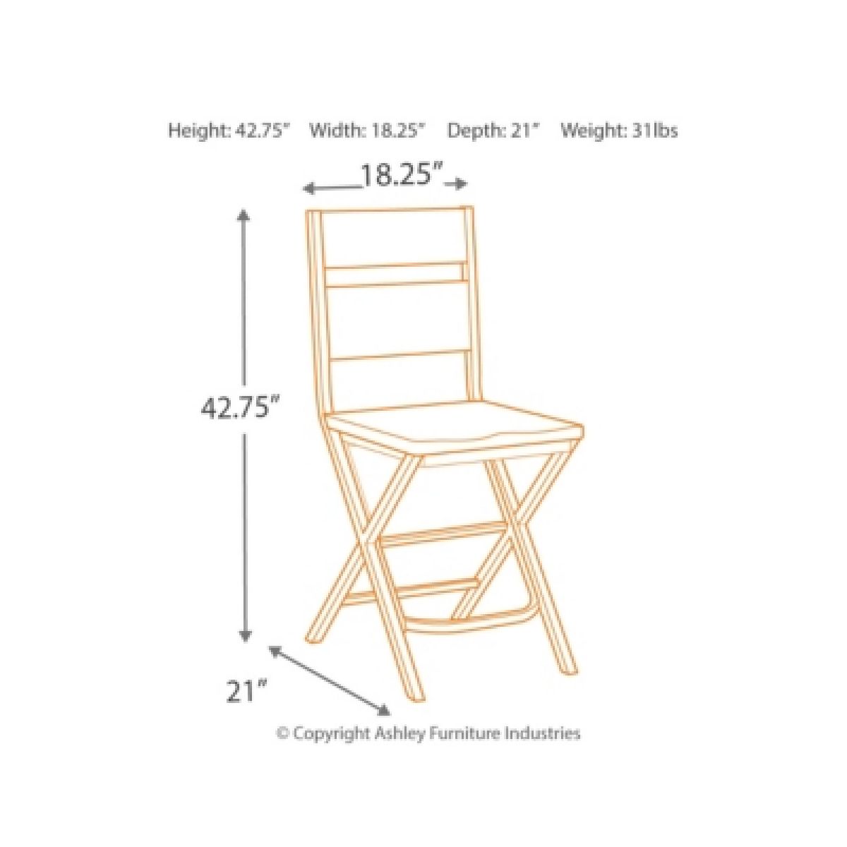 Kavara Counter Height Bar Stool - Image 5
