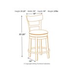 Pinnadel Counter Height Bar Stool - Image 5