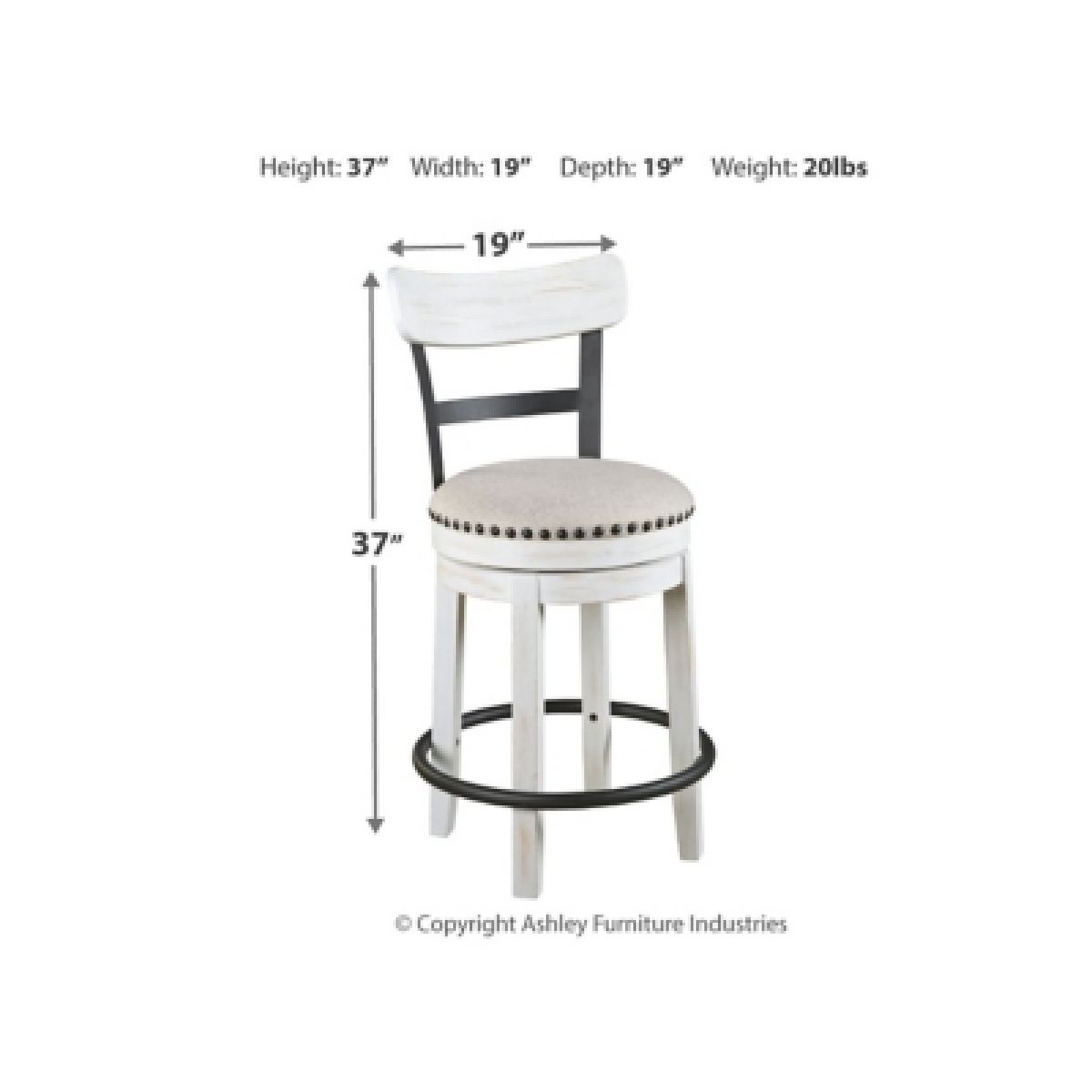 Valebeck Counter Height Bar Stool - Image 5