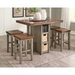 Lettner Counter Height Dining Table and Bar Stools (Set of 5) - Image 3