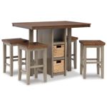 Lettner Counter Height Dining Table and Bar Stools (Set of 5) - Image 2
