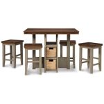 Lettner Counter Height Dining Table and Bar Stools (Set of 5) - Image 4