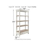 Realyn 75" Bookcase - Image 6