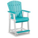 Eisely Outdoor Counter Height Bar Stool (Set of 2) - Image 5