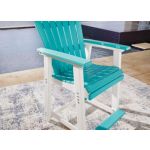 Eisely Outdoor Counter Height Bar Stool (Set of 2) - Image 9
