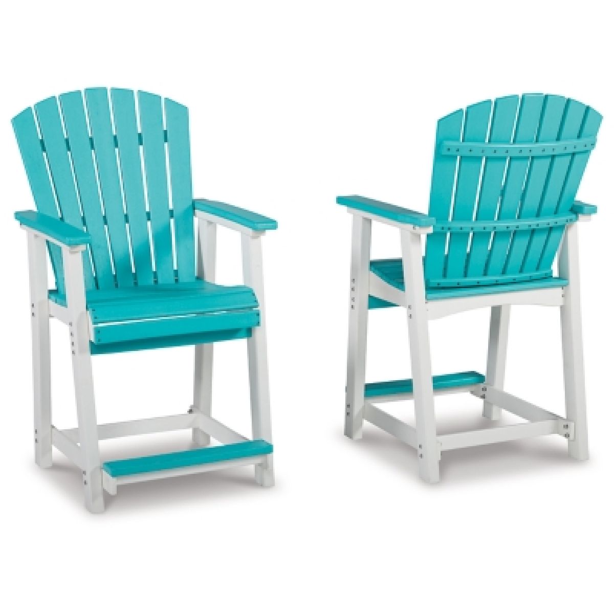 Eisely Outdoor Counter Height Bar Stool (Set of 2) - Image 4