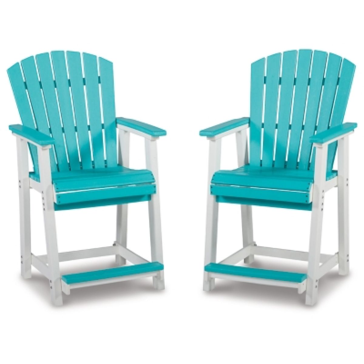 Eisely Outdoor Counter Height Bar Stool (Set of 2) - Image 2