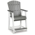 Transville Outdoor Counter Height Bar Stool (Set of 2) - Image 5