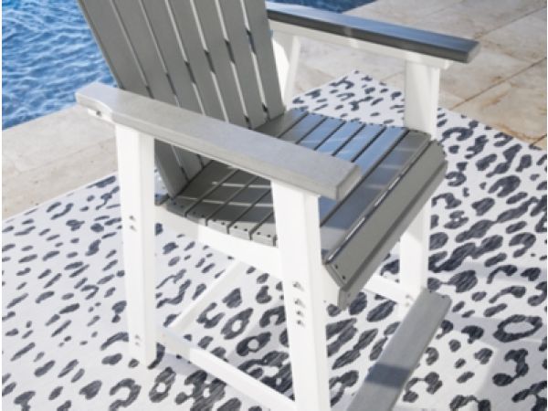 Transville Outdoor Counter Height Bar Stool (Set of 2) - Image 9