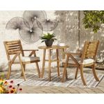 Vallerie Outdoor Chairs with Table Set (Set of 3) - Image 3