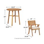 Vallerie Outdoor Chairs with Table Set (Set of 3) - Image 13