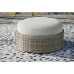 Calworth Outdoor Ottoman with Cushion