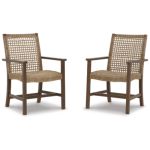 Germalia Outdoor Dining Arm Chair (Set of 2) - Image 2