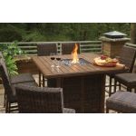 Paradise Trail Bar Table with Fire Pit - Image 10