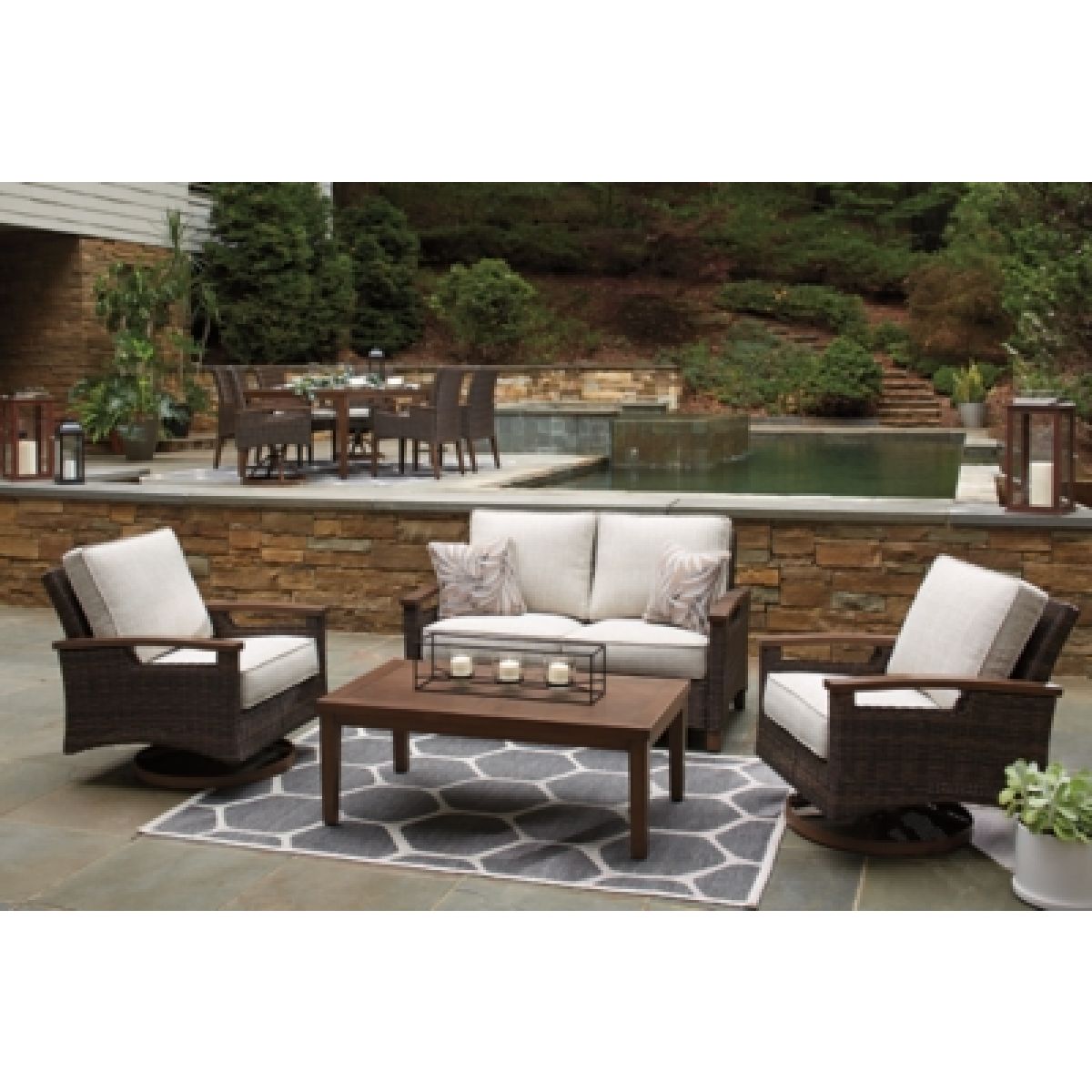 Paradise Trail Loveseat with Cushion - Image 9