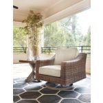 Beachcroft Outdoor Swivel Lounge with Cushion - Image 8
