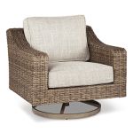 Beachcroft Outdoor Swivel Lounge with Cushion
