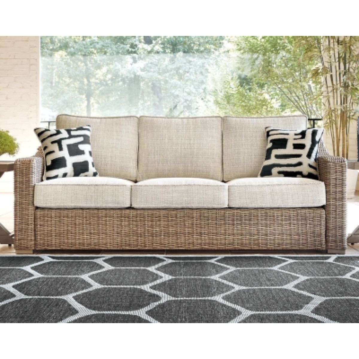Beachcroft Outdoor Sofa with Cushion - Image 3