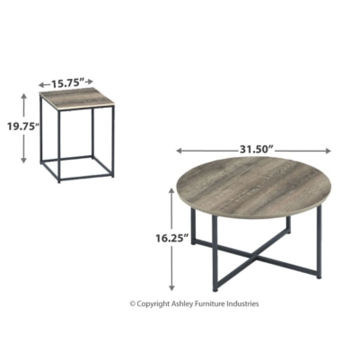 Wadeworth Table (Set of 3) - Image 5