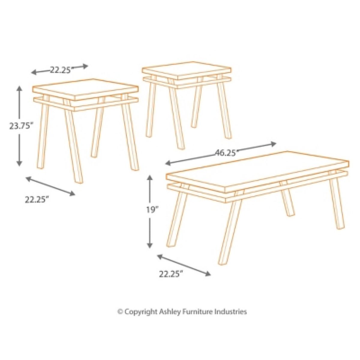 Paintsville Table (Set of 3) - Image 5