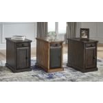 Laflorn Chairside End Table with USB Ports & Outlets - Image 9