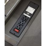 Laflorn Chairside End Table with USB Ports & Outlets - Image 4