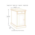 Laflorn Chairside End Table with USB Ports & Outlets - Image 5