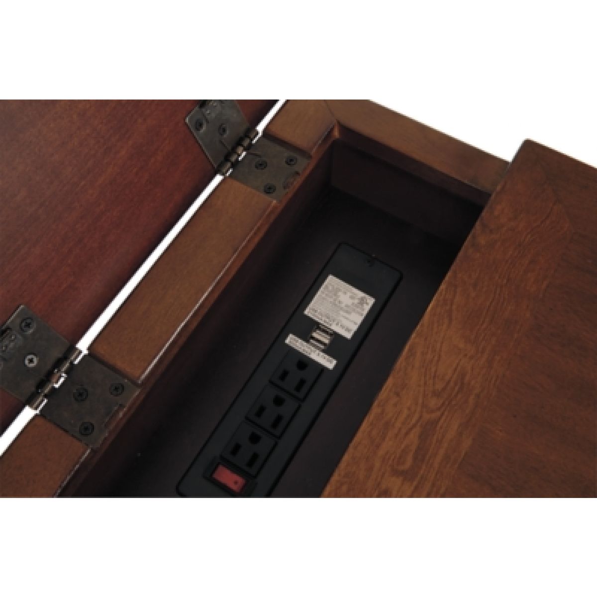 Laflorn Chairside End Table with USB Ports & Outlets - Image 13