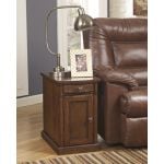 Laflorn Chairside End Table with USB Ports & Outlets