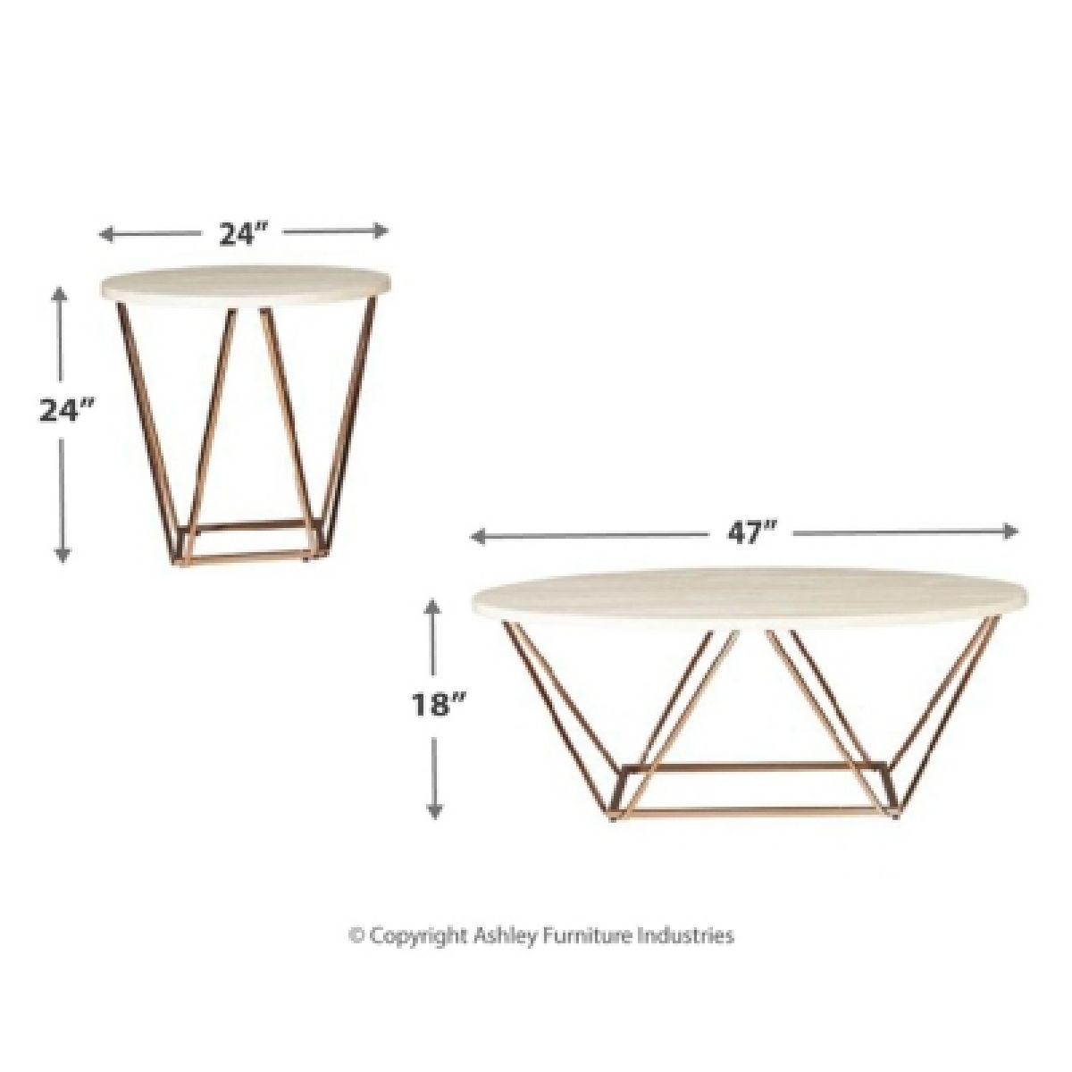 Tarica Table (Set of 3) - Image 6