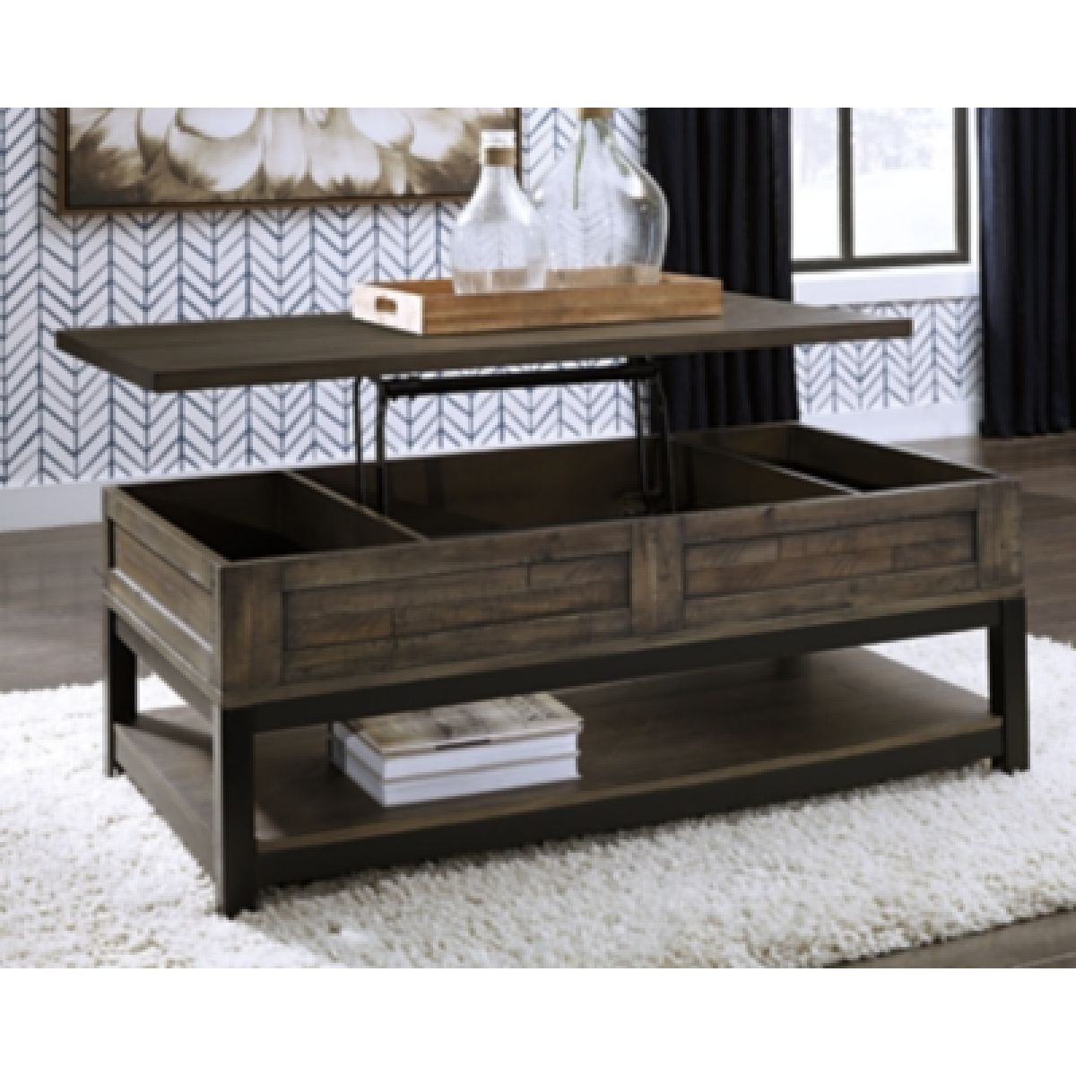 Johurst Coffee Table with Lift Top - Image 4