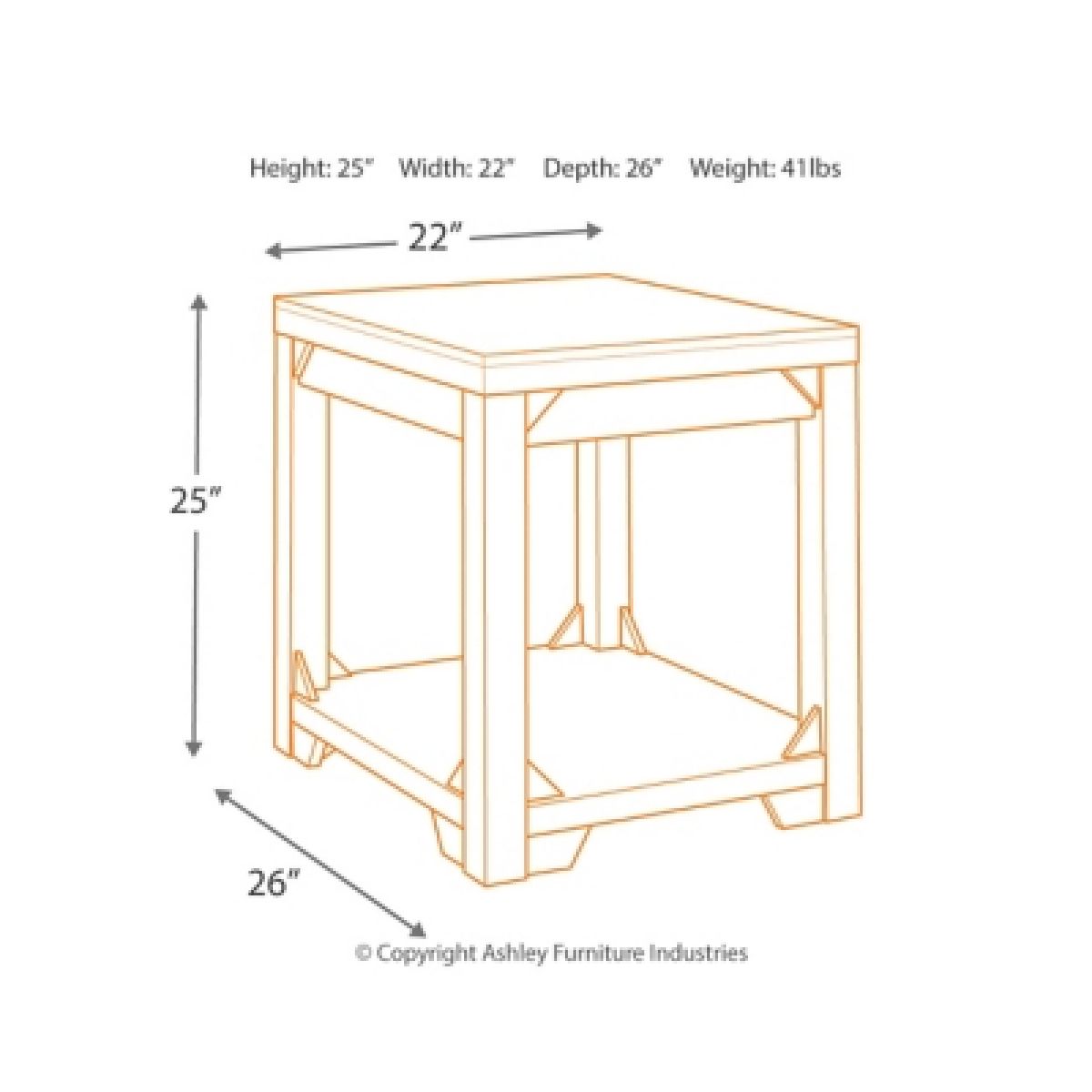 Fregine End Table - Image 5