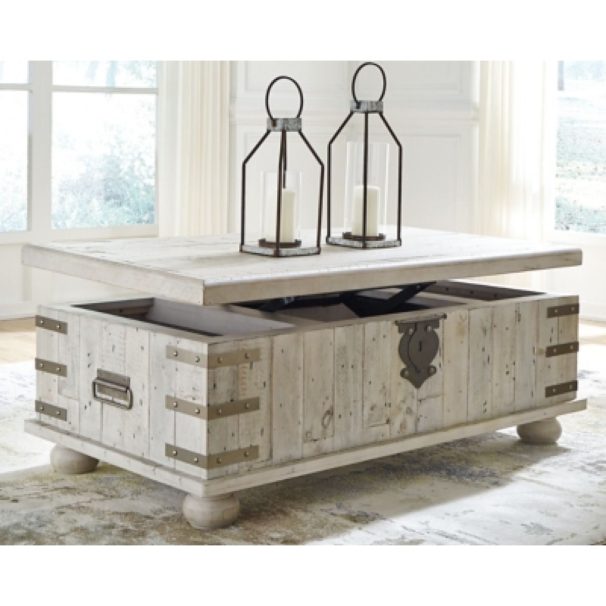 Carynhurst Coffee Table with Lift Top - Image 6