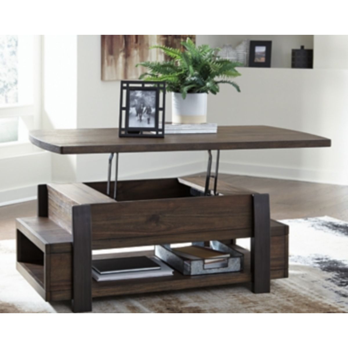 Vailbry Coffee Table with Lift Top - Image 3
