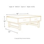 Mondoro Coffee Table with Lift Top - Image 5