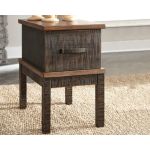 Stanah Chairside End Table with USB Ports & Outlets - Image 3