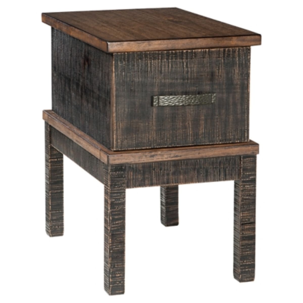 Stanah Chairside End Table with USB Ports & Outlets - Image 2