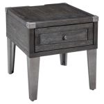 Todoe End Table with USB Ports & Outlets - Image 2