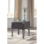 Todoe End Table with USB Ports & Outlets