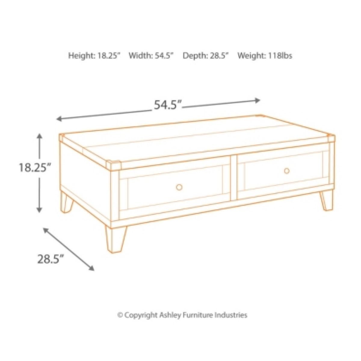 Todoe Coffee Table with Lift Top - Image 5