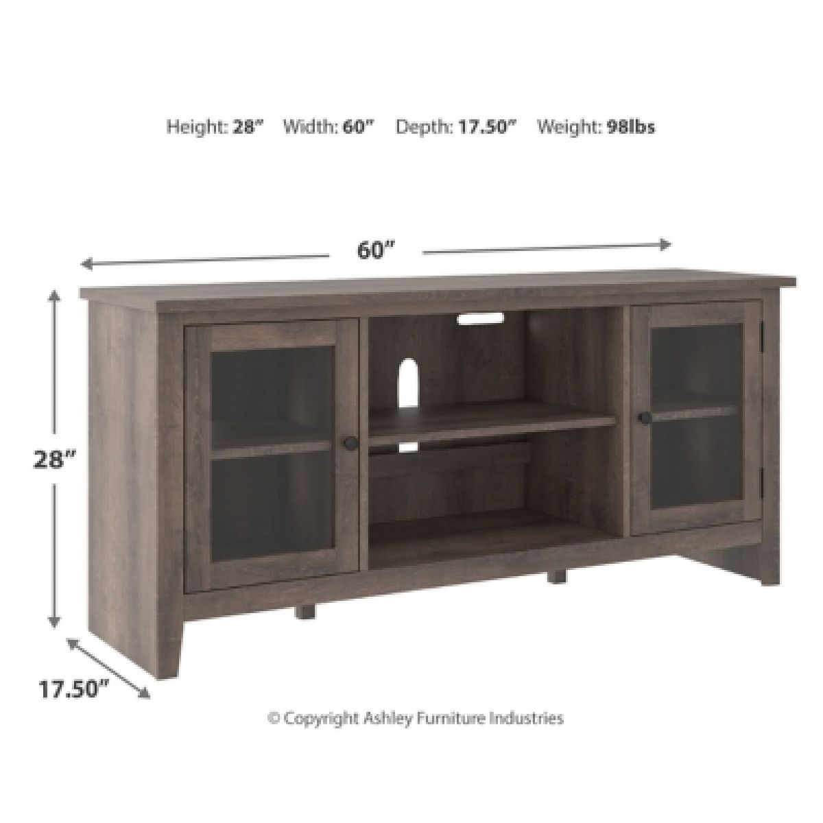 Arlenbry 60" TV Stand - Image 10