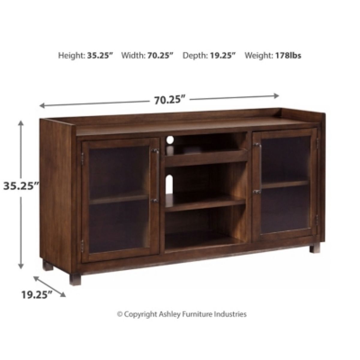 Starmore 70" TV Stand - Image 5