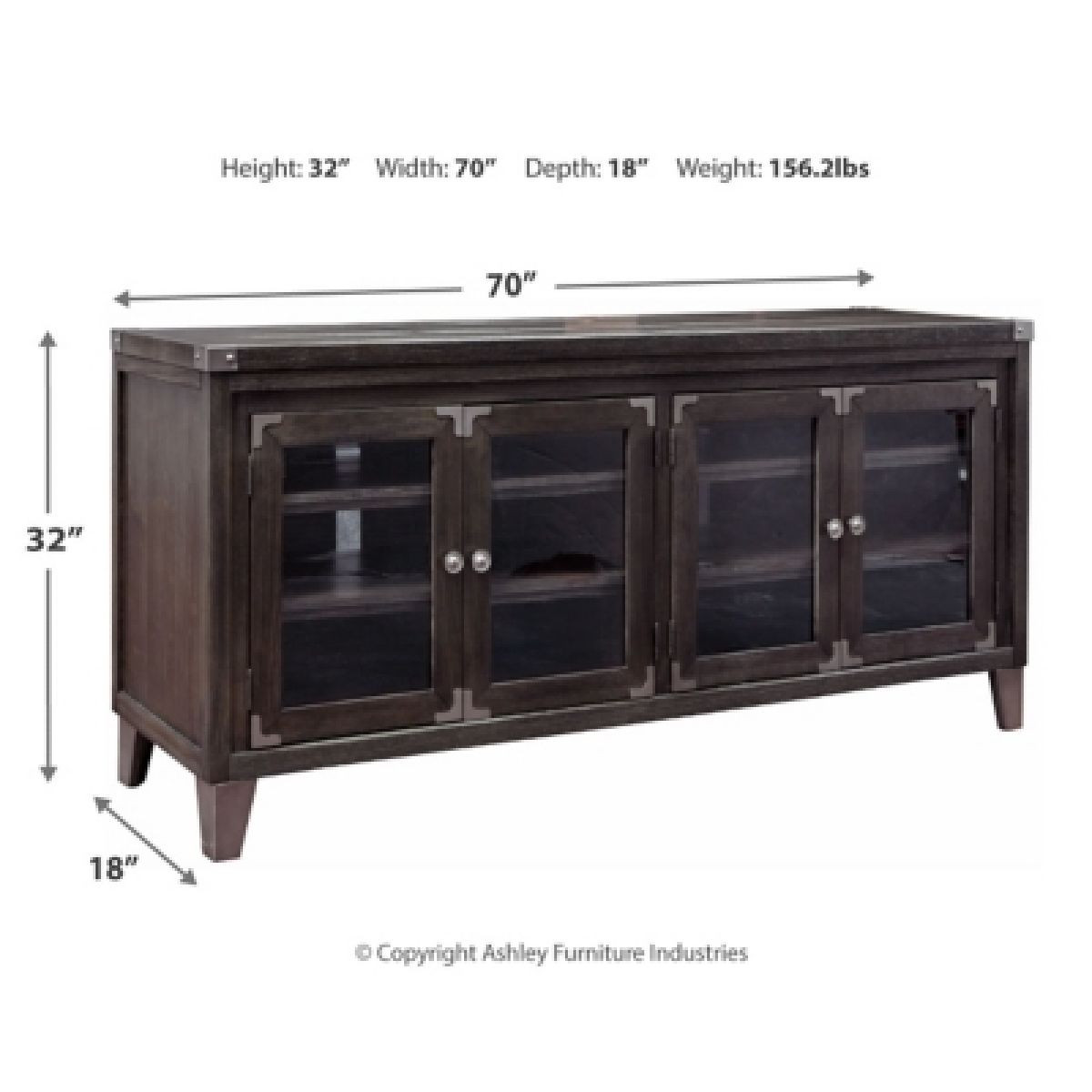 Todoe 70" TV Stand - Image 5