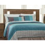 Aspen Oak Queen/Full Headboard w/Side Styles