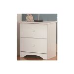 White Nightstand 14212