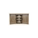 22622 Media Console - Weathered Gray Ash